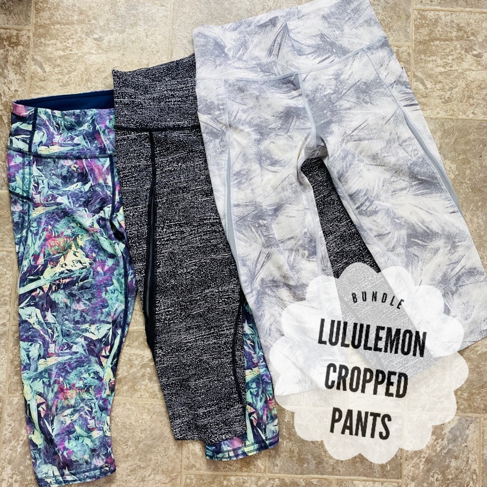 ❌❌SOLD OUT❌❌Bundle Lululemon Cropped Pants